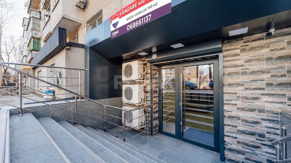 Spre chirie I Spațiu Comercial I 140 m2 I Buiucani I Prima linie - Poză 3