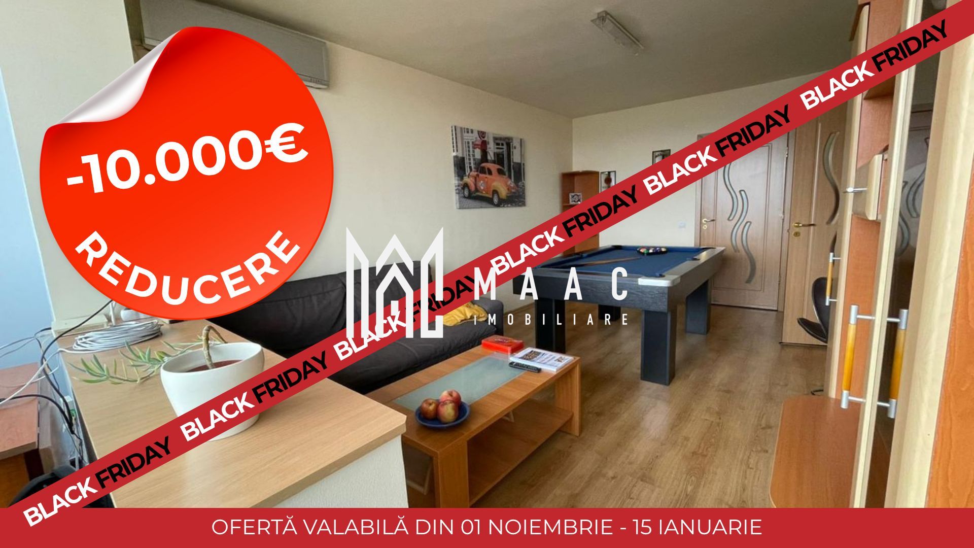 BLACK FRIDAY - Apartament 2 camere | 55 MPU | Mihai Viteazul - Poză 1
