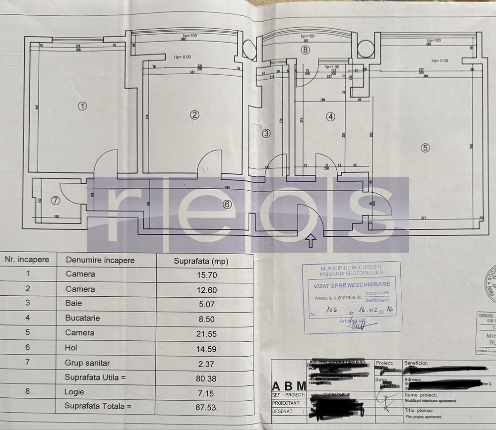 VANZARE -3 CAMERE - DECOMANDAT -UNIRII - Poză 8