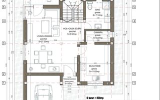 Casa individuala, 120mp, Teren 400mp, Jucu de Mijloc, Han KM 17 - Poză 2