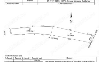 Teren Intravilan 2406 mp Miroslava (Vorovești) - Poză 2