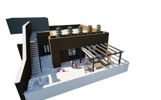 PENTHOUSE 3 CAMERE – 91 mp + 2 TERASE 191 mp | LA CHEIE | Calea Surii Mici - Schiță 12