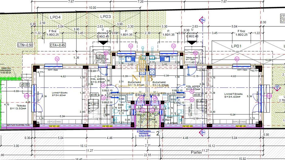 Vând vila în duplex 4 camere, 3 dormitoare, 4 bai, 2 locuri parcare - Poză 13
