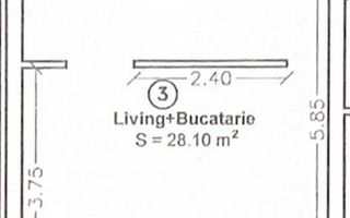 Mobilat si utilat. Aproape de mijloc de transport. Ideal investitie - Schiță 6