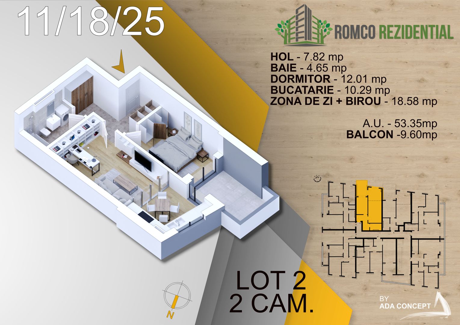 2 camere-panouri solare individuale-incalzire prin pardoseala - Schiță 9