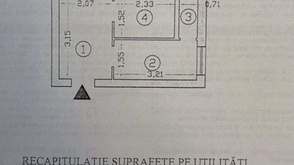 Garsoniera renovata integral 40mp bloc mixt, Favorit - Schiță 7