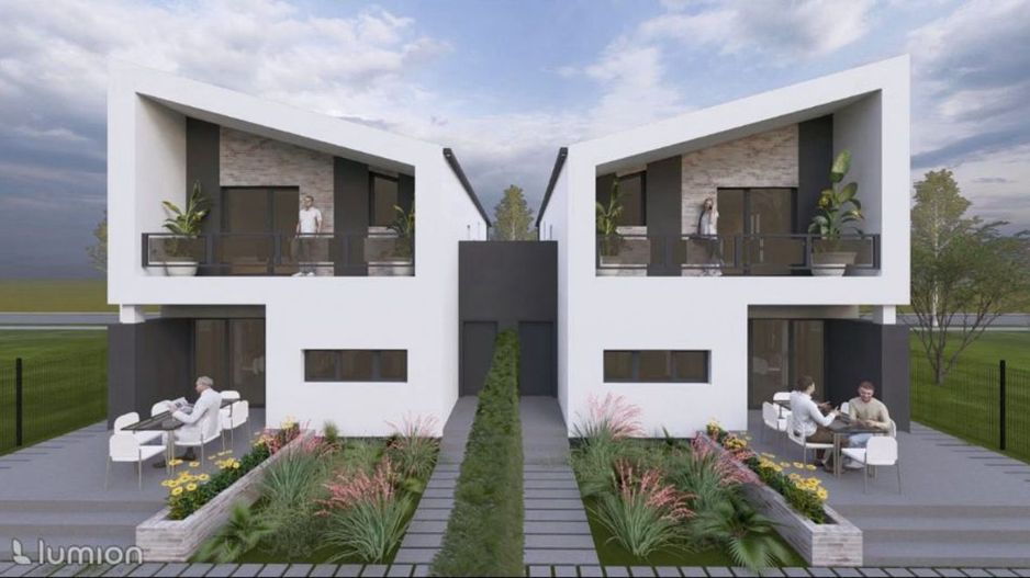 Duplex 4-camere-3 bai- despartit prin camere tehnica-165000€ Ghiroda - Poză 1