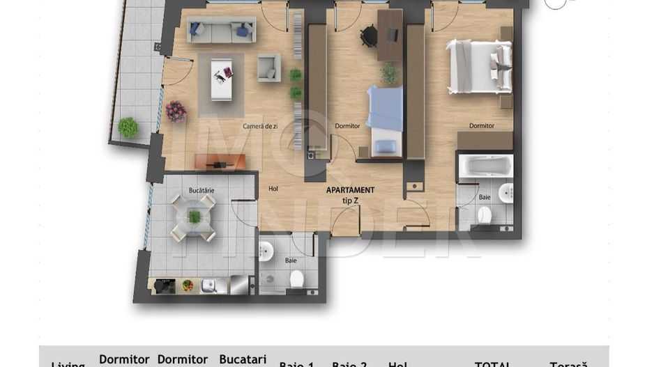 Apartament 3 camere 82 mp, Buna Ziua - Poză 8