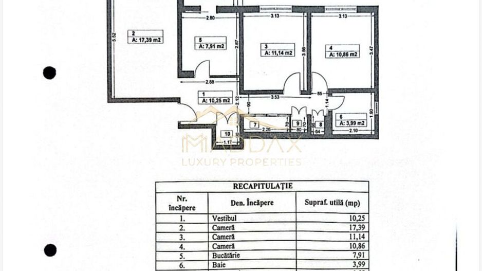 Apartament de vanzare 3 camere // McDonald's Dristor //lângă metrou//centrala - Poză 9