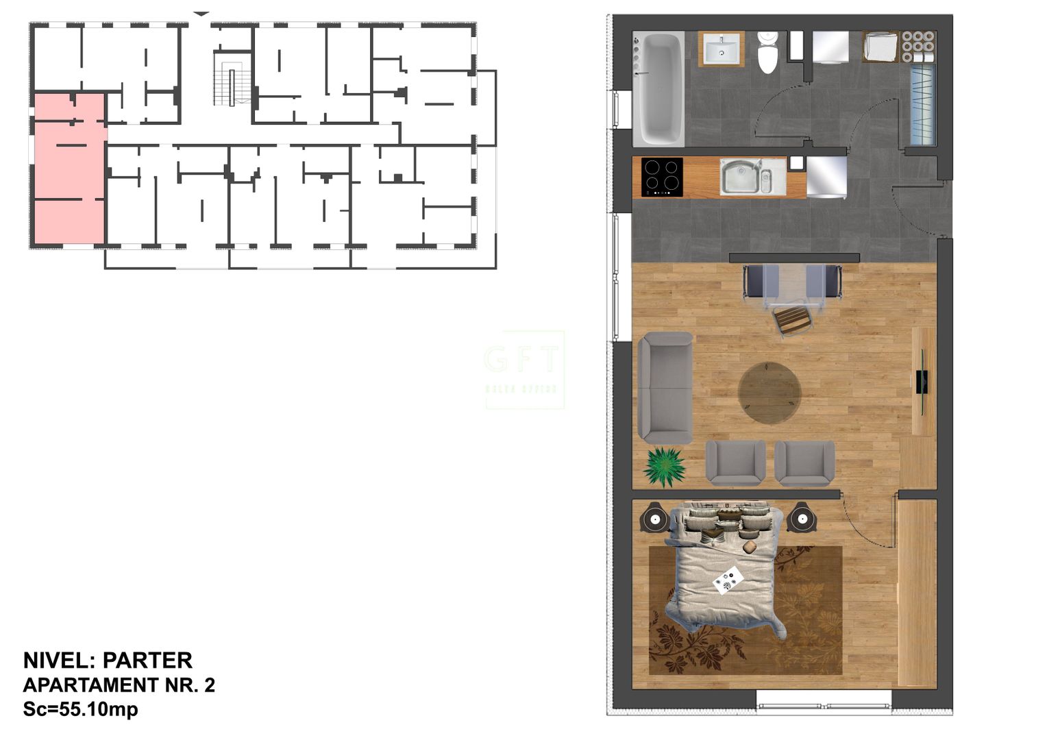 APARTAMENTE NOI, PLATA IN RATE, COMISION 0 % - Poză 2