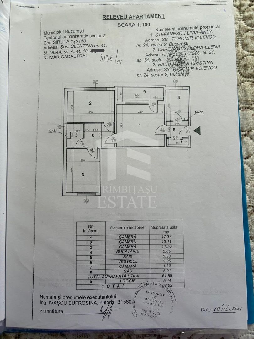 Apartament 3 camere Colentina Teiul Doamnei - Schiță 25