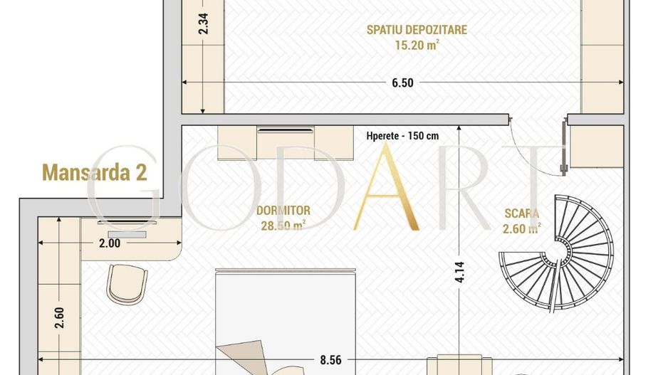 Duplex exclusivst | Ready to move in | Mobilat | Utilat - Schiță 17