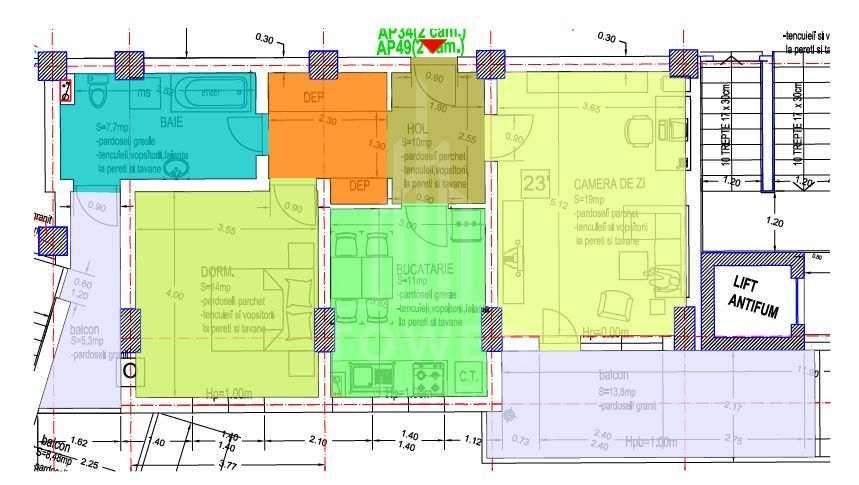 Apartament 2 camere de vânzare | Zona Cireșica-Sibiu - Poză 1