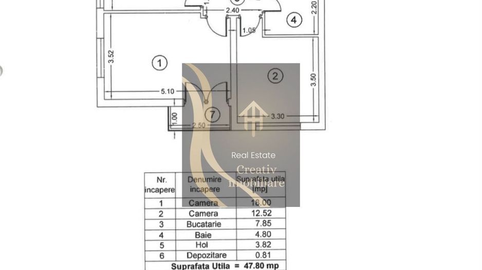 Apartament 2 camere + loc de parcare - Poză 6