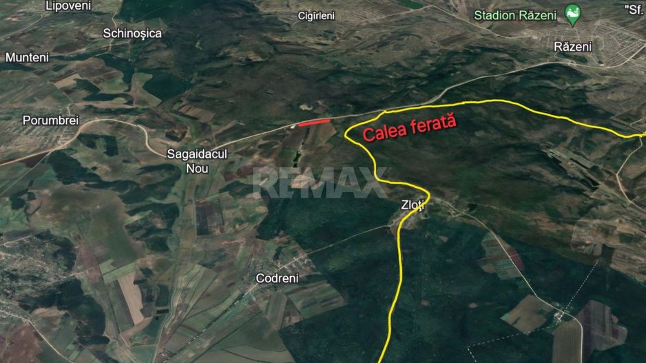 Teren agricol prima linie - Poză 1
