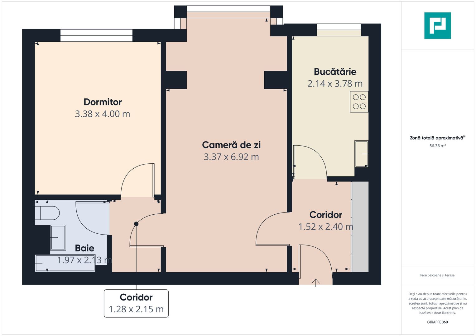 Apartament cu 2 camere Circumvalațiunii lângă Kaufland - Poză 4