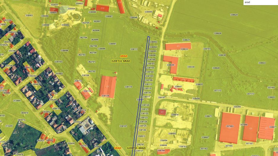 Teren cu PUZ in Arad, servicii, industrie, depozitare 8.307 mp - Poză 6
