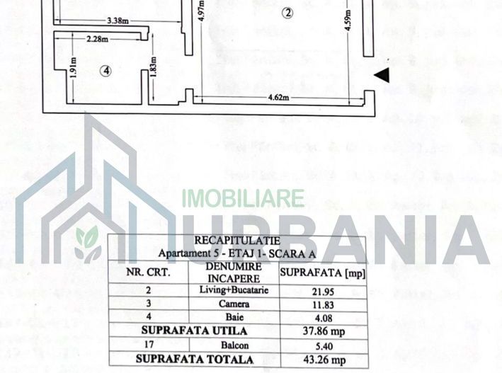 Apartament 2 camere Baroque Residence Bucium | Etaj 1 | Parcare inclus - Poză 21