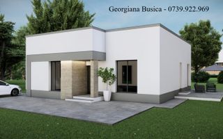 Casa individuala ||4 camere 2 bai || teren 500mp || - Poză 1