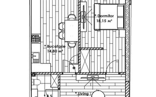 Vânzare, apartament, 2 camere, strada Circului, Râșcani - Poză 2