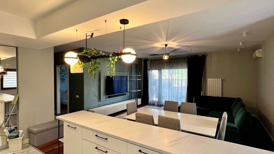 Apartament 3 camere decomandat, mobilat-utilat lux, zona Pipera - Poză 3