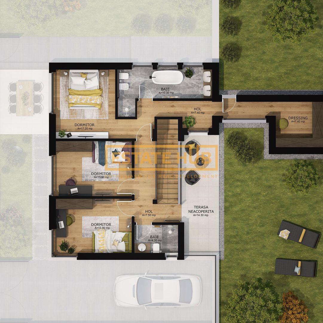 Vila in ansamblu exclusivist, acces la piscină și facilități premium - Poză 11