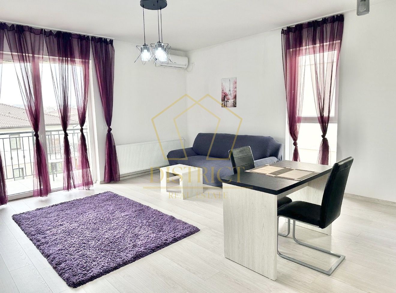 Apartament cu 2 camere mobilat, la etaj intermediar in Giroc la asfalt. - Poză 3