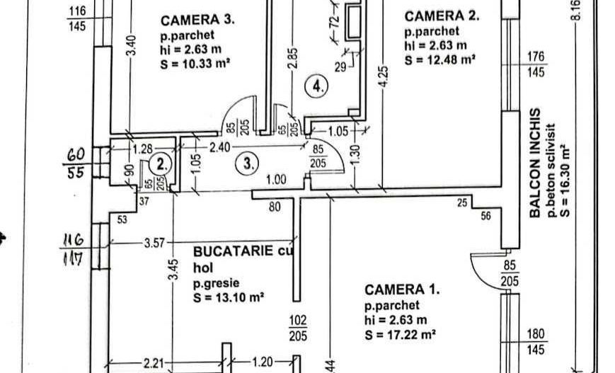 Spațiu, confort și locație excelentă – apartament 3 camere Tudor, - Poză 2