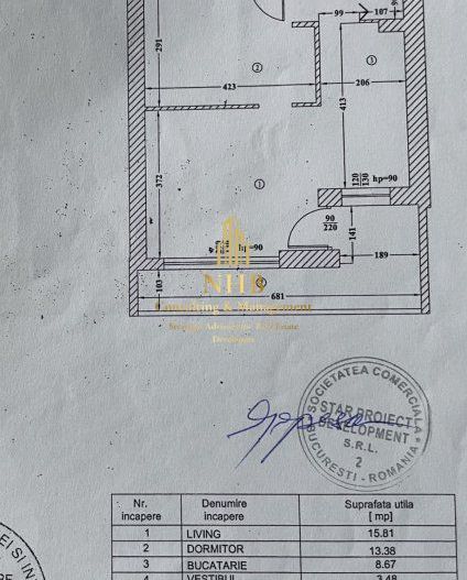 Apartament 2 camere, centrala proprie + Chirias - Pod Constanta - Poză 11
