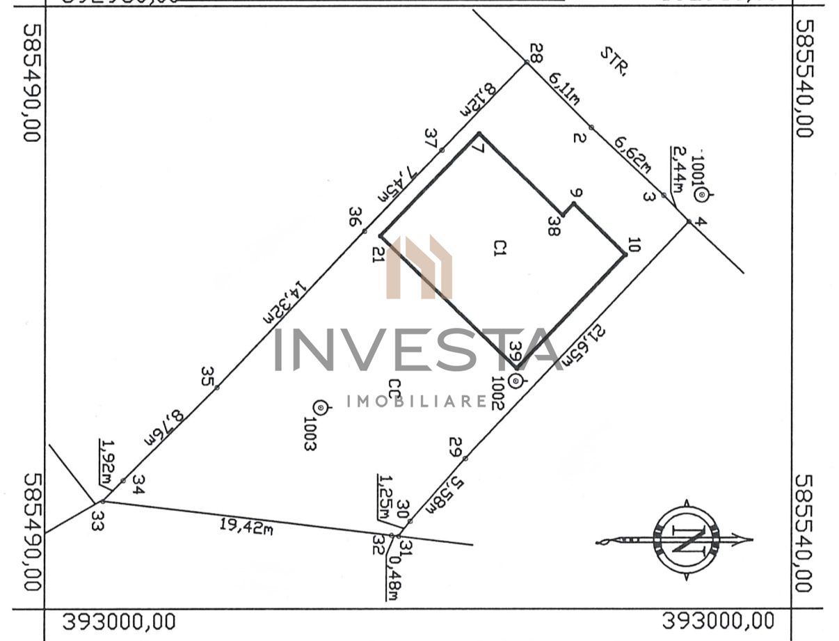 Teren de vanzare in Andrei Muresanu ! Zona Parcul Narciselor! - Schiță 1