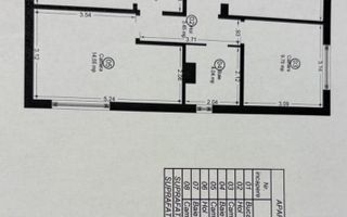 Lipovei | 3 Camere | 2 Bai | Decomandat | Centrala Proprie - Schiță 11