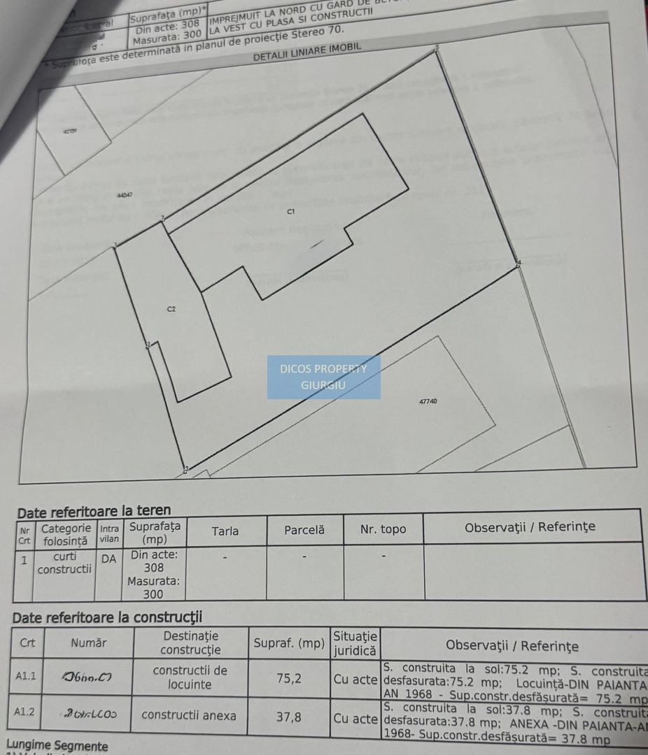 Casă de vânzare  zona Str. Gheorghe Doja, 3 camere - Schiță 11