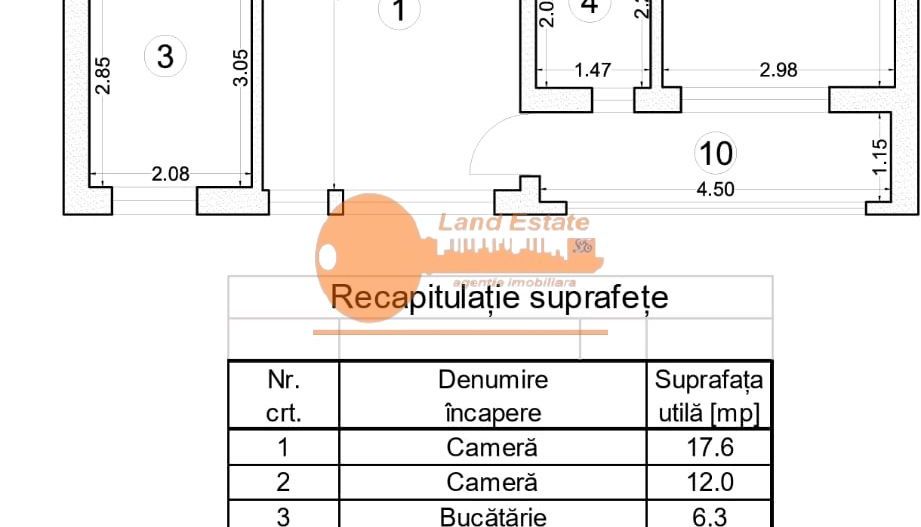 Apartament 2 camere | 10 min Metrou Dristor - Schiță 8
