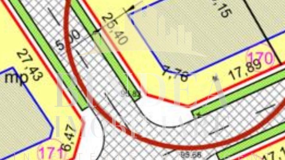Teren intravilan 703mp pe colt cu doua fronturi generoase Giarmta - Poză 4