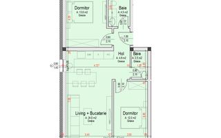 Apartament 3 camere, finisat la cheie (Smart-B-ap.5) - Poză 5
