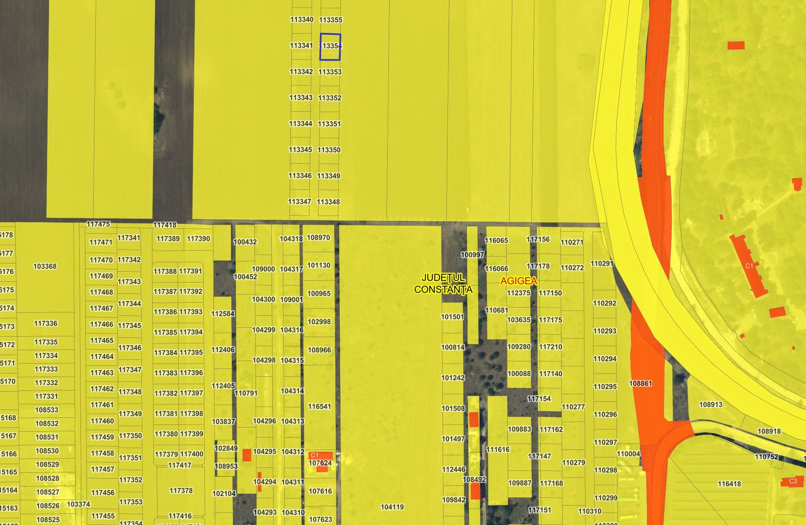 3 loturi teren intravilan 400mp zona Agigea RO-RO - ideal investitie - Poză 2