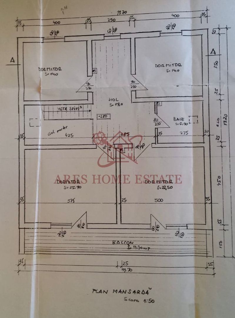 Casă 7 camere de vânzare/închiriere Izvin + anexă 90 mp- Comision 0 - Schiță 28