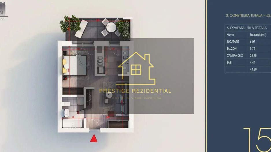 Ap 2 cam, Investitie,Finisaje Premium,Th Pallady - Poză 3