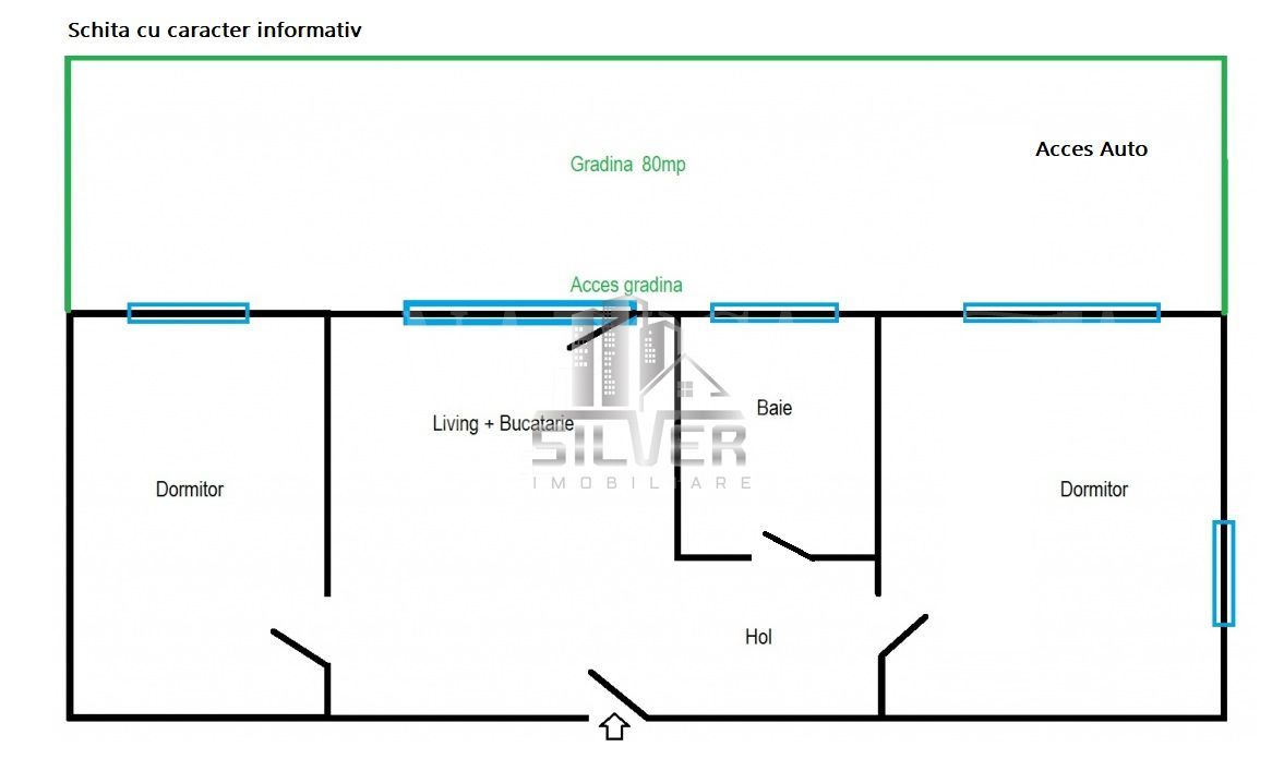 Apartament 3 camere cu Gradina si 2 locuri de parcare Poligon Floresti - Poză 10