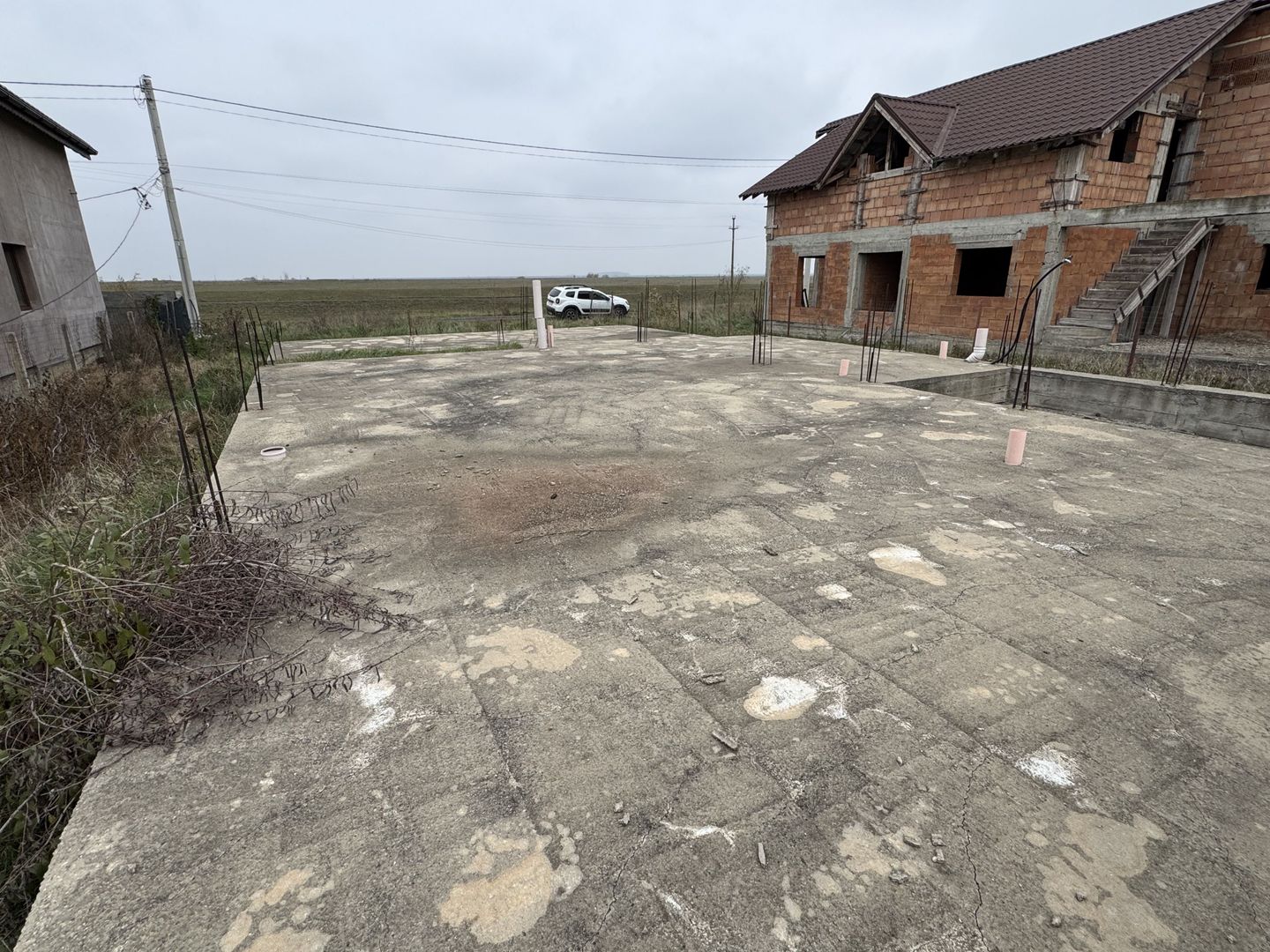 Teren Intravilan Becicherecu Mic Cu Proiect Si Autorizatie,Fundatie Finalizata - Poză 3