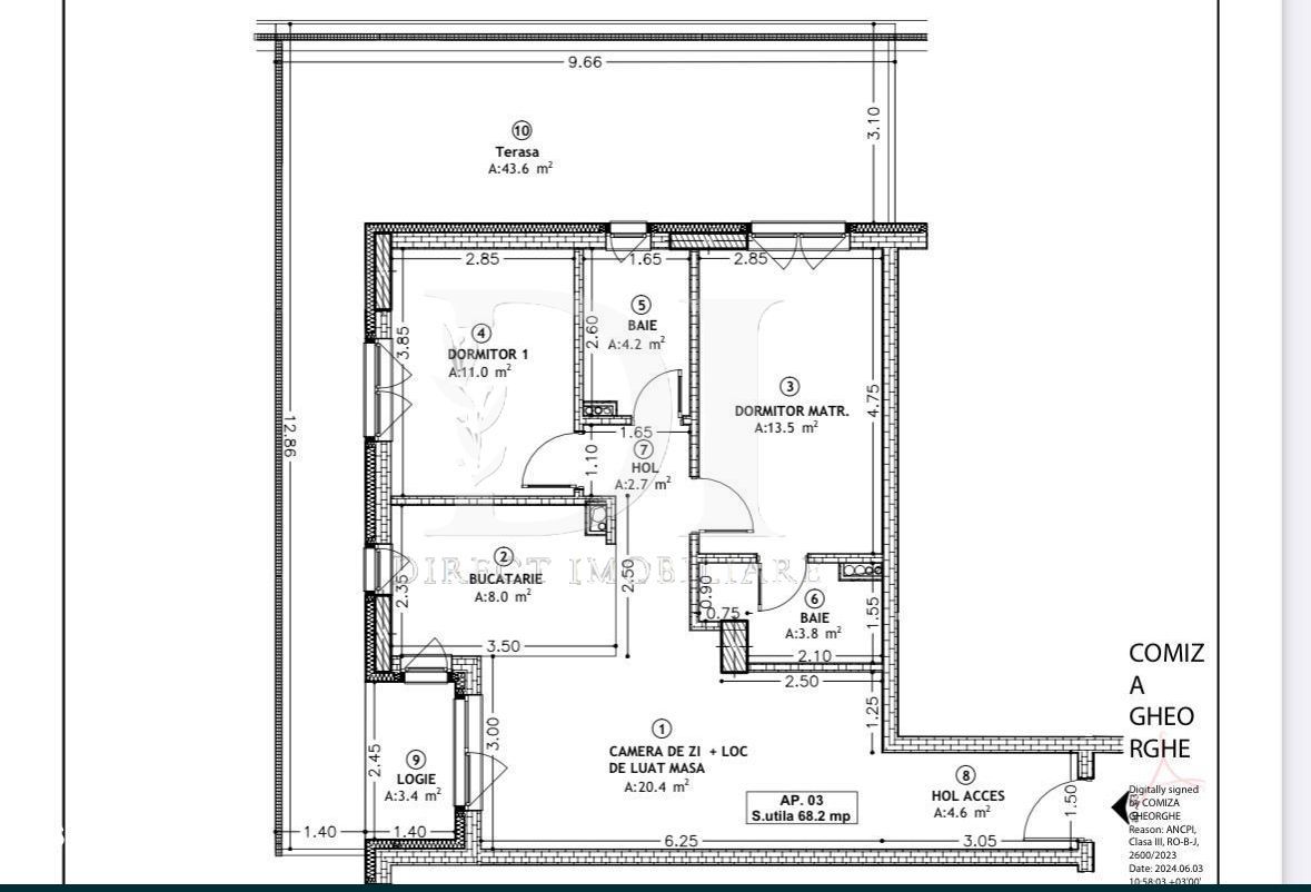 Apartament finisat | 68 mp plus 48 terasă | Zona Oncos - Poză 1