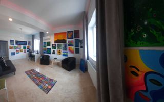 Studio Piata Romana, renovat complet, vedere panoramică dublă - Poză 2