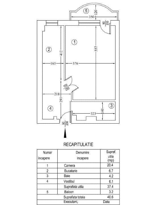 garsoniera TIMPURI NOI 41 mp - Poză 13