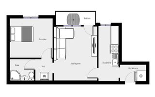 De închiriat: Apartament 2 camere cu vedere panoramică pe Bulevard - Poză 7
