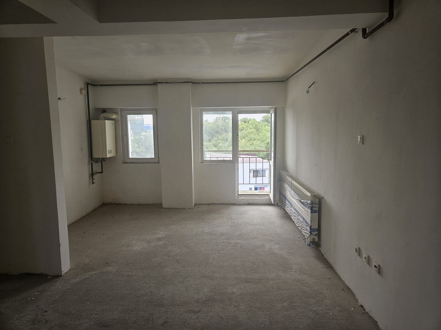 Vând apartament semifinisat în Prundu - etaj 6, bloc nou cu lift - Poză 3