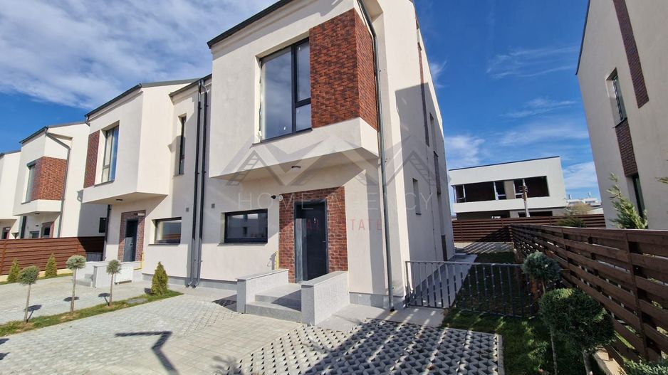 Casă P+1+M de vânzare în Otopeni–Tunari | Ansamblu nou, 3 dormitoare, mobilată - Poză 1