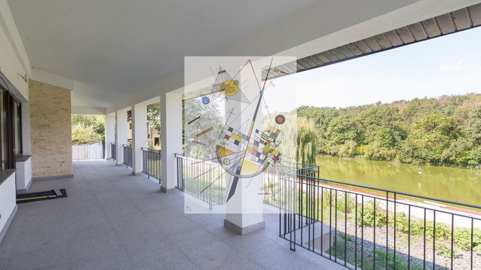 BRANESTI - HUNTER MANSION, VILA PREMIUM 600 MP, LOT 2200 MP, LA LAC! - Poză 5