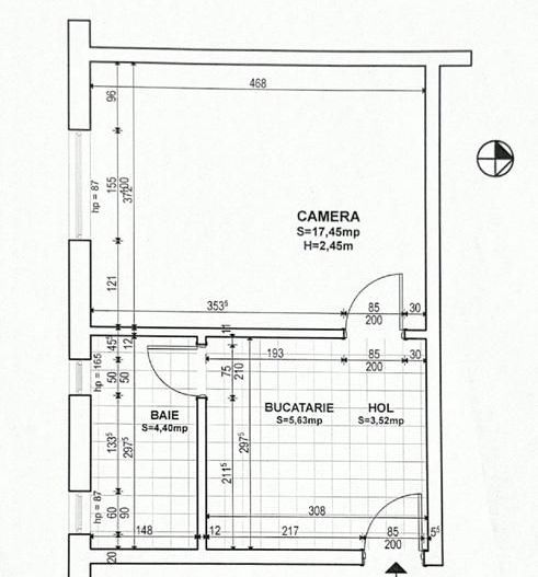 Sagului | 1 Camera | Centrala proprie. - Poză 7