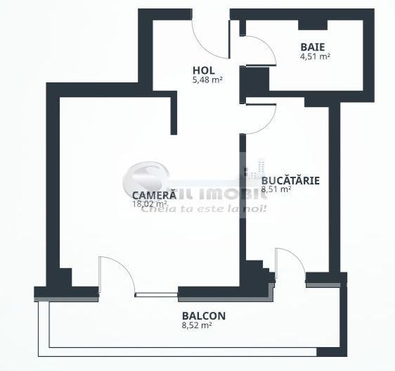 Apartament cu 1 camera, 46 mp in Bloc Nou, Tatarasi - 90100 euro - Poză 5