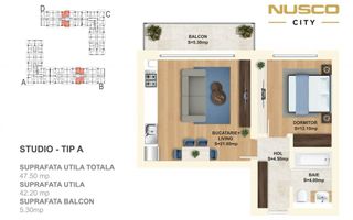 2 CAMERE DE ÎNCHIRIAT | NUSCO CITY | VEDERE SPRE PARC | PARCARE SUBTERANA - Poză 8